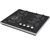 Simfer T3032 Siyah 4 Gözü Gazlı Set Üstü Cam Ocak - 1