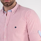 PAUL MARTİN REGULAR FİT GOFRE KUMAŞ ERKEK GÖMLEK - 6