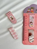 Kawaii Ribbon Magnetic Bookmark / Kitap Ayracı 6lı Set - 4