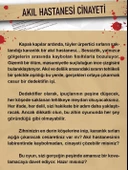 DEDEKTİF VAKA ÇÖZME OYUNU AKIL HASTANESİ CİNAYETİ DAVASI - 2