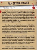 DEDEKTİF VAKA ÇÖZME OYUNU FİLM SETİNDE CİNAYET DAVASI - 2