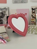 Pink Love Küçük Makyaj Aynası - 1