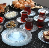 Paşabahçe aurora kahvaltı seti - 24 parça kahvatılık sunum çay seti takımı - 1