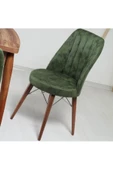 Akay Home Sena 6 Kişilik Kahverengi Açılır Ahşap Mutfak Masası Yemek Masa Sandalye Takımı - 5