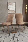 UZMHOME 6 Kişilik Açılır Masa Sandalye Takımı Mutfak Masası Takımı Salon Masası Yemek Masası Masa Takımı - 4