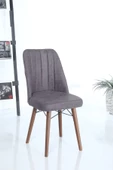 İnjir Home Slate Serisi Sümela Açılır Yemek Ve Mutfak Masa Takımı 6 Sandalyeli Gri - 6