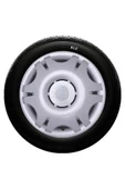 Toyota Uyumlu 16 Inc Kırılmaz SKS Jant Kapağı 1 Takım 4 Adet No:402 - 1