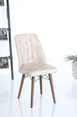 İnjir Home Slate Serisi Sümela Açılır Yemek ve Mutfak Masa Takımı 6 Sandalyeli - Cappucino - 6