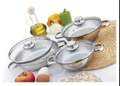GÜLSAN ÇELİK KAPAKLI 6 PARÇA OMLET SAHAN SETİ - 1