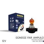 Niken 12V PSY19W Gündüz Far Ampulü (PG20d-2) AMBER 10’Lu - 1