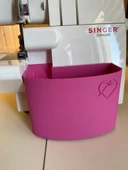 Singer Overlok Çöp Kutusu Fire Kabı XL Fuşya Pembe 14SH654 14SH754 14HD854 HD0405S S010L - 3
