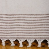 Buldan İşi Kaymaz Pamuklu Koltuk Örtüsü 170x210 Cm Koltuk Şalı Çekyat Kanepe Örtüsü - 3