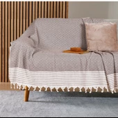 Buldan İşi Kaymaz Pamuklu Koltuk Örtüsü 170x210 Cm Koltuk Şalı Çekyat Kanepe Örtüsü thumbnail 1