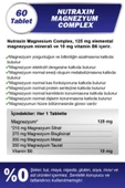 Nutraxin Magnesium Complex Vitamin B6 60 Tablet - 3