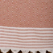 Buldan İşi Kaymaz Pamuklu Koltuk Örtüsü 170x210 Cm Koltuk Şalı Çekyat Kanepe Örtüsü - 3
