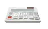 Casio Beyaz 12 Hane Masa Üstü Ergonomik Tuşlu Hesap Makinesi - 1