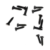 50 ADET 9,5 MM MİNİ AHŞAP MENTEŞE KİLİT HOBİ VİDASI SİYAH - 1