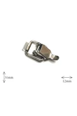 Sandık Klipsi Mini 31X12 MM Kutu kilidi küçük mandal kutu mandalı - 1