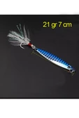 Jig Yem 21 grMetalJig SuniYapay BalıkYemi Rapala İstavrit Sarıkanat Lüfer Levrek Palamut Jig thumbnail 3