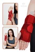 El Bilek Splinti Airtex Kırmızı Sağ Taraflı Bileklik Destekleyici Korsesi WS-0032 - 1