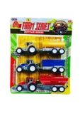 Traktör Oyuncak 3'lü Set Süper Farm Modern Design RÖMORKLU TRAKTÖR SET thumbnail 8