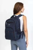 Lacivert Sportif Darbe Emici Su Geçirmez 13,3-14 inç Laptop Sırt Çantası - 2