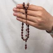 Sıkma Kehribar Tesbih - 1