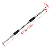 Barfiks Çubuğu 60-100cm Çift Süngerli Ayarlanabilir Kapı Koridora Takılır Barfiks - 5