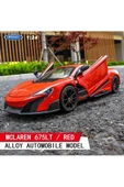 MCLAREN 675T KIRMIZI 1/24 Ölçek Diecast Metal Model Araba Koleksiyon - 1