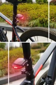 Bisiklet Lambası Güneş ile LED Şarj Edilebilir Bisiklet Kuyruk Solar Bisiklet Lambası - 12