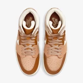 Nike Air Jordan 1 High Method of Make Legend Medium Brown Kadın Kahverengi Sneaker Spor Ayakkab LİMİTED EDİTİON FB9891-200 thumbnail 4