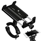 POWERWAY MT15 MOTOSİKLET BİSİKLET SCOOTER İÇİN DAYANIKLI GİDON UYUMLU CNC ALÜMİNYUM TELEFON TUTUCU - 1