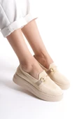 Kadın Triko Bej Günlük Ayakkabı - 1