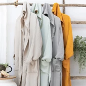 Schafer Home Bohem Müslin Bornoz-Gri (S-M) - 3