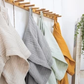 Schafer Home Bohem Müslin Bornoz-Gri (S-M) - 5