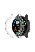 Ekoodukkan   Xiaomi Mi Watch Akıllı Saat Uyumlu Önü Açık Tpu Silikon Kılıf Çerçeve - 1