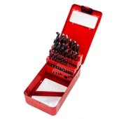 Matkap Ucu Set 25'li Paket Metal Alüminyum Ahşap Plastik Çelik Delme Uç Seti Delik Açma Uçları - 4