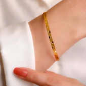 10 gr (gram) 22 Ayar Altın İşçiliksiz Bilezik - 3