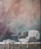 Eskitme Mavi Pembe Duvar Dokulu Duvar Kağıdı Baskı thumbnail 6