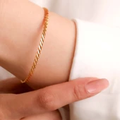 10 gr(gram) 22 Ayar İşçiliksiz Bilezik thumbnail 3