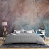 Eskitme Mavi Pembe Duvar Dokulu Duvar Kağıdı Baskı thumbnail 2