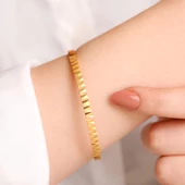 25 gr(gram) 22 Ayar İşçiliksiz Bilezik - 2