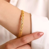 20 gr(gram) 22 Ayar Altın Burma Bilezik - 2