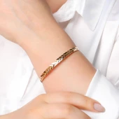 13 gr(gram) 22 Ayar İşçiliksiz Başak Ray Bilezik thumbnail 2