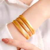 30 gr(3*10)(gram) 22 Ayar İşçiliksiz Üçlü Bilezik - 2