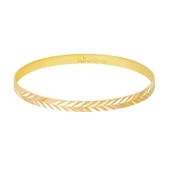 13 gr(gram) 22 Ayar İşçiliksiz Başak Ray Bilezik thumbnail 1