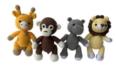 Şirin Hayvanlar Takımı Amigurumi Organik Oyuncak - 1