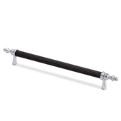 WUVERA Gündüz Kulp Mobilya Mutfak Dolabı Çekmece Dolap Kulpları Kapak Kulpu Kulbu Siyah Krom 128 mm - 4