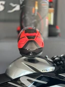 LS2 Storm 2 Faster  Mat Kırmızı-Tıtanıum  Motosiklet Kaskı ECR 22.06  Sertifikalı 2XL - 4