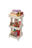 MOTEK TEKERLEKLİ BİG RAF 360 DERECE 3 KATLI BIG-03 - 2